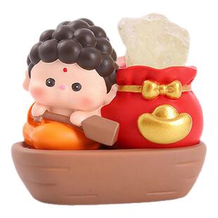 创意儿童如意佛祖盲盒摆件手办桌面装饰香薰新年礼物男生女生