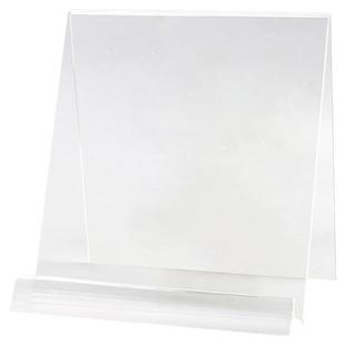 亚克力书立架书托透明书架图书支架书店桌面陈列架书本展示架托