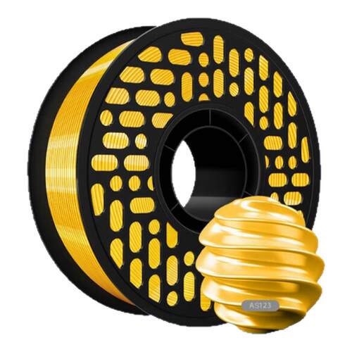 彩多屋PLA丝绸99纯金亮金色3d打印耗材 1kg适配拓竹H2D X2D通用