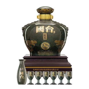 国台好礼坛 丙午马年纪念酒 十斤生肖坛装酒 带底座+酒具53度5L装
