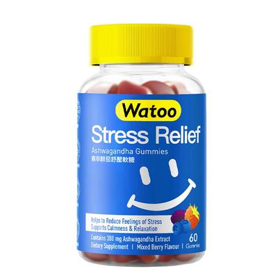 天然提取物南非醉茄软糖舒缓压力