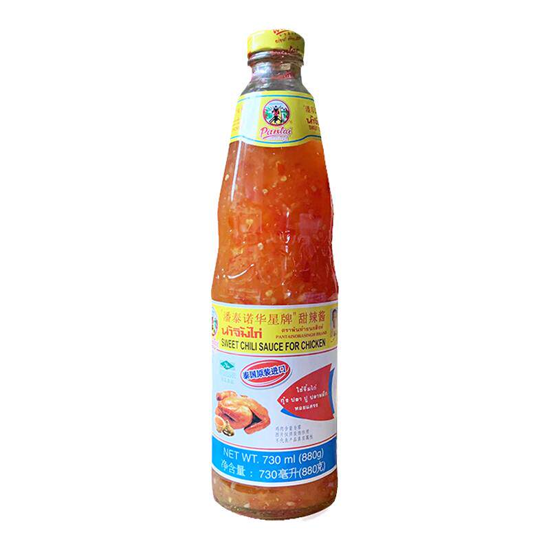泰国进口潘泰诺华星牌甜辣酱泰式甜辣酱烹饪辣鸡调味蘸酱轻辣开胃