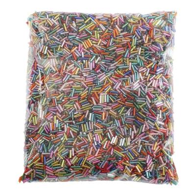 手工diy3分玻璃灌银管米珠