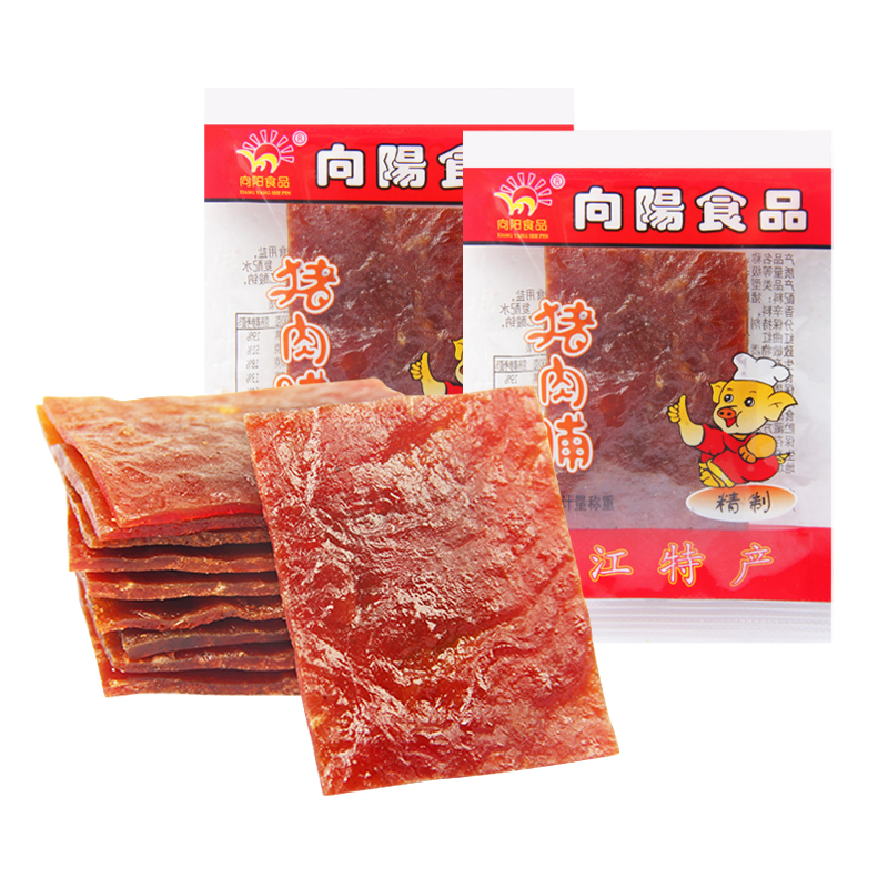 向阳牌猪肉脯正片猪肉干独立小包装原味靖江特产休闲三零食散装铺