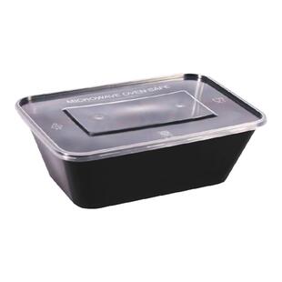 长方形1000/750/650一次性餐盒快餐打包外卖塑料饭盒加厚透明带盖