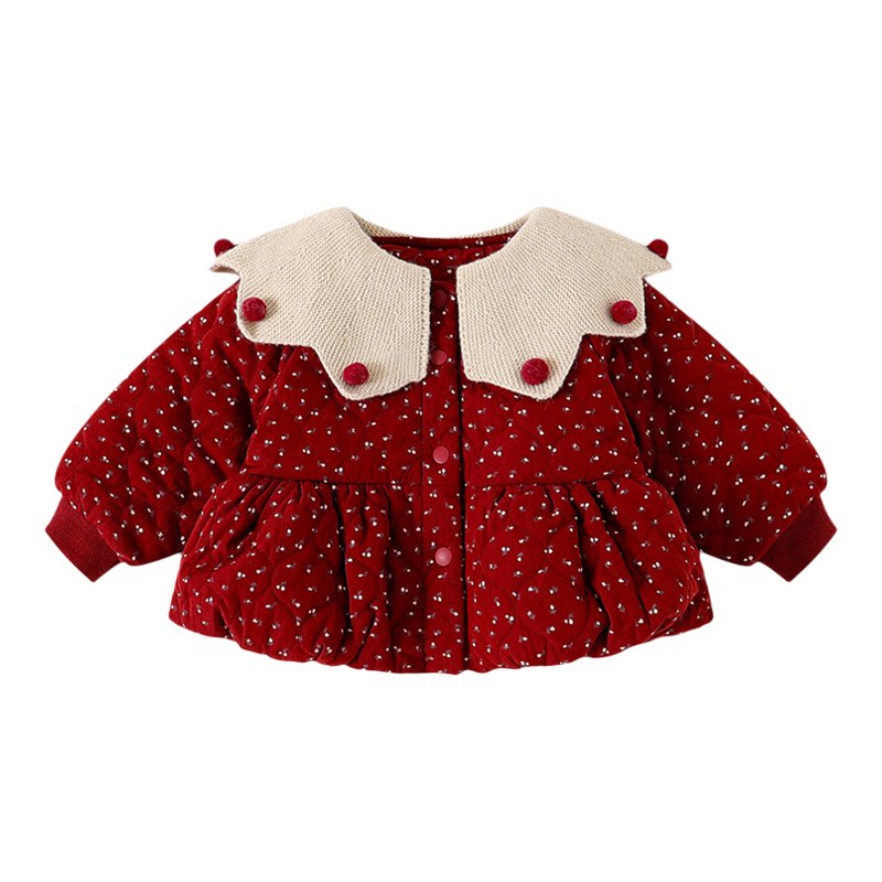 女童棉服外套冬季新款超好看衣服