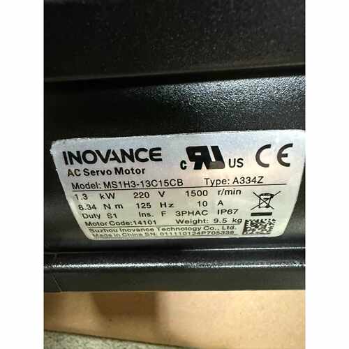 议价汇川1.5kW伺服驱动器IS620FS012I，配套电机MS