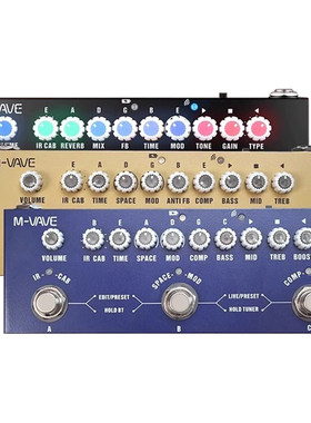 M-VAVE电木吉他贝斯综合效果器