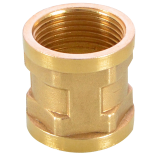 黄铜内丝接头4分6分1寸转1分转2分转3分双内丝直接变径管古配件