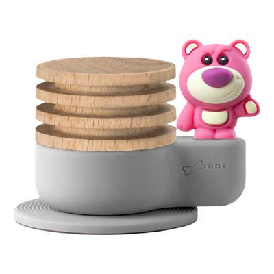 Bone可爱公仔榉木原木分子扩香器