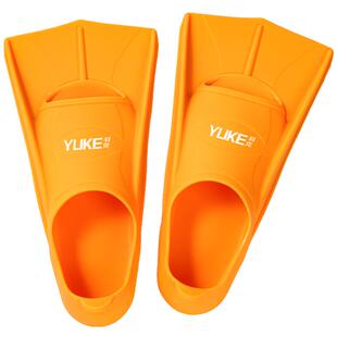 游泳脚蹼男女自由泳蛙泳硅胶短脚蹼成人儿童专业轻便潜水训练脚板