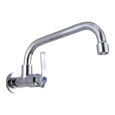 厨房水龙头黄铜入墙式单冷洗菜盆