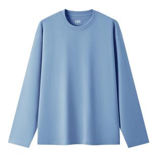 森马纯棉长袖T恤2026春季新款百搭基础内搭纯色简约上衣男女同款