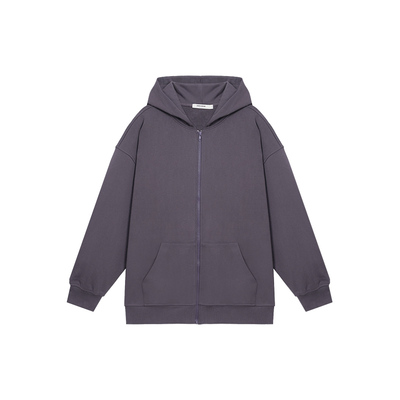 BODYDREA莫兰迪紫色束脚卫裤男心形B标宽松跑步运动裤直筒休闲裤