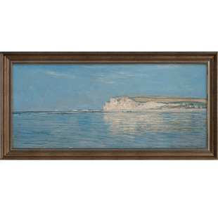 莫奈的油画挂画印象派客厅装饰画世界名画美式沙发背景墙壁画复古