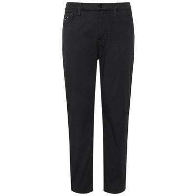 利郎九分牛仔裤科技黑四面弹裤子