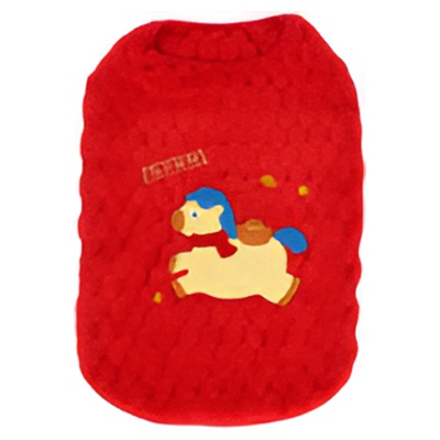 宠物狗狗衣服柯基保暖背心新年装