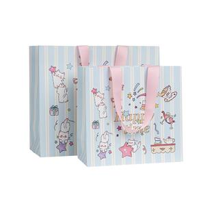 喵趣时光原创可爱手绘礼品袋礼袋手提袋情人节生日礼物包装纸袋子