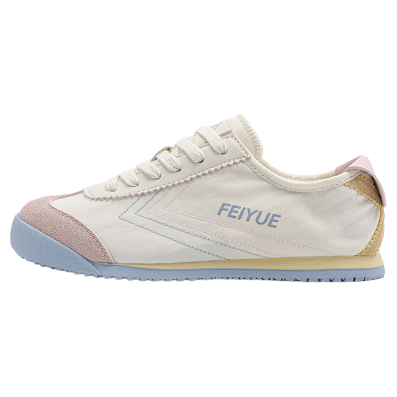 feiyue/飞跃女鞋德训鞋女2025夏季新款爆款单鞋休闲透气小白鞋子