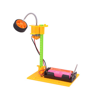 科技小制作小发明陀螺发射器小学生科学实验男孩手工拼装电动玩具