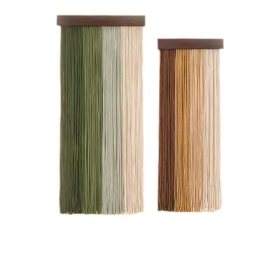 彩色流苏挂毯创意木质壁挂