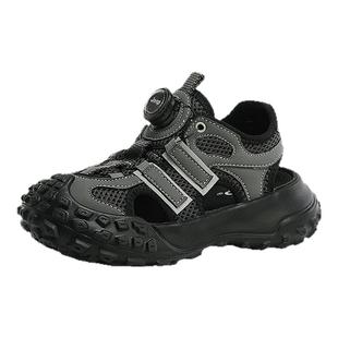 JEEP儿童运动凉鞋包头夏季涉水溯溪鞋男童女童网面透气沙滩鞋男孩