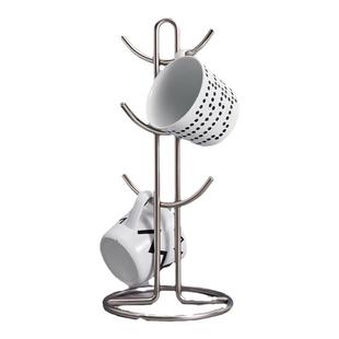 桌面马克杯挂架防锈杯架高级感轻奢挂杯子架台面杯子沥水挂钩架