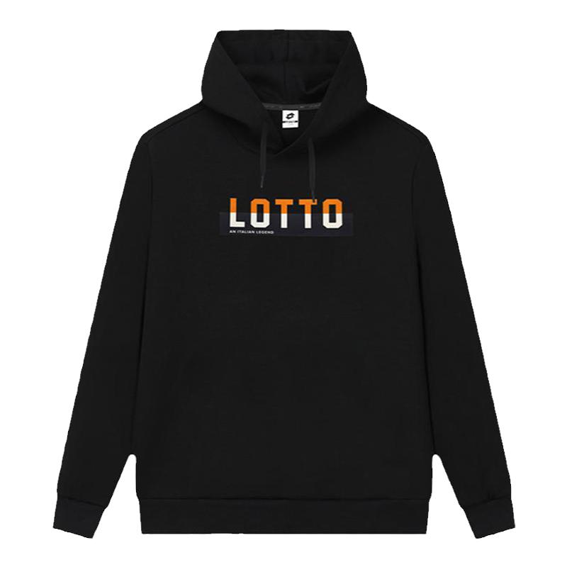 LOTTO乐途春季新款连帽卫衣男
