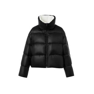 LIME/莱茵鹅绒羽绒服短款保暖百搭黑色休闲时尚外套25年冬新款女