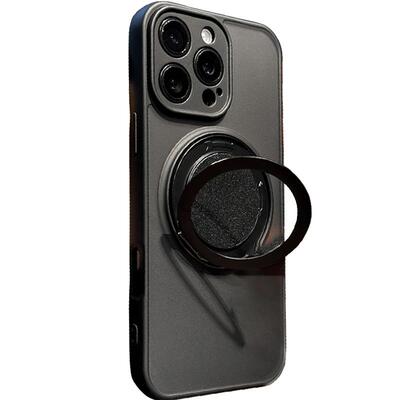 【360旋转支架】磨砂防摔手机壳