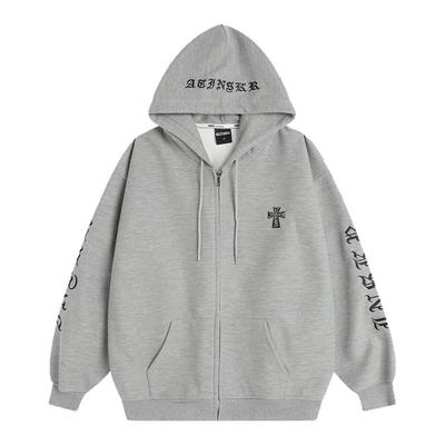 INSstudios华夫格连帽开衫卫衣