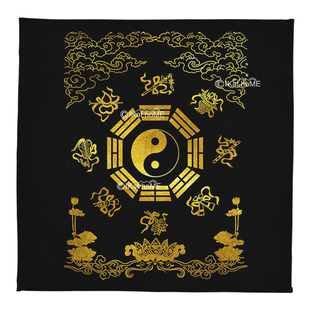 祥云金莲花太极桌布塔luo罗布tarot推牌布牌阵背景布仪式布祭坛布