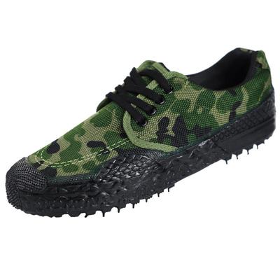 三五一七迷彩解放鞋防滑耐磨胶鞋