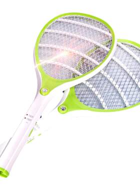 雅格电蚊拍大号加密网面led
