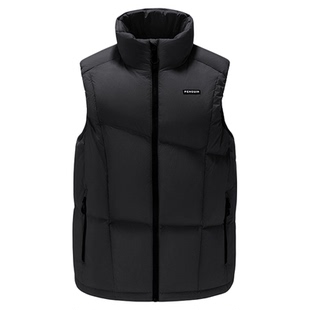 企鹅联名骆驼羽绒服马甲女款外穿2025秋冬新款男背心短款外套保暖