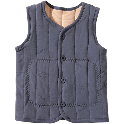 【校服内搭神器】儿童马甲秋冬季保暖背心加绒马夹棉袄男女童坎肩