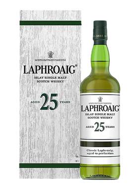 拉弗格25年单一麦芽苏格兰威士忌艾雷岛泥煤味 700ml Laphroaig