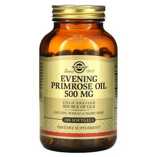 solgar索尔加月见草精油γ-亚麻油酸温和冷榨女性健康帮助舒护神