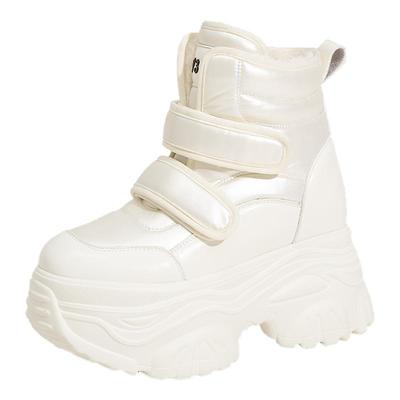 ZFCQ新款厚底内增高雪地靴女防水