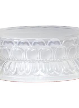 古法水琉璃底座双层莲花座佛像供佛台桌面摆件佛堂客厅玄关装饰品