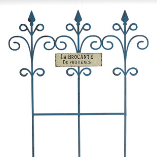 创意庭院花盆边装饰铁艺栅栏日式花园杂货绿植盆栽围栏田园风花插