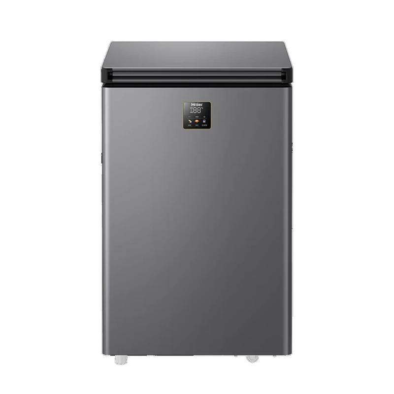 海尔冰柜小型家用冷冻柜一级能效