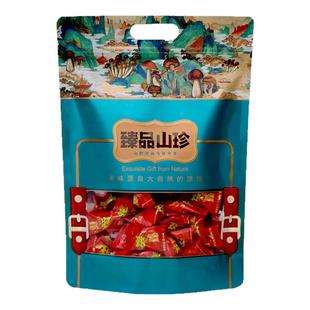土特产包装袋镀铝高清菌类山珍干货密封云南雪山定制加厚塑料袋子