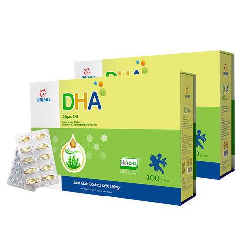 纽派 DHA藻油（非凝胶糖果）100粒*两盒套装