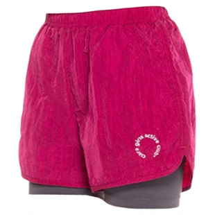 claragirls女童运动速干短裤2025夏新款女童透气跑步训练五分裤