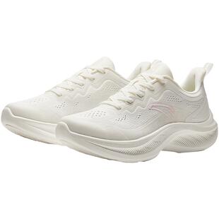 安踏飞云女鞋运动鞋春季新款网面透气轻便减震软底女款跑步鞋子白