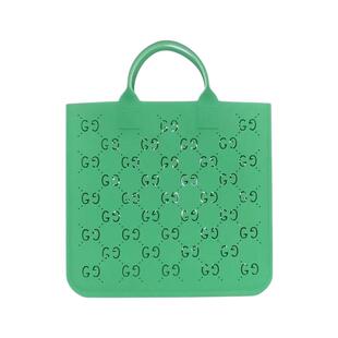日本中古二奢GUCCI古驰女包A级95新CHILDRENS橡胶手提包时尚