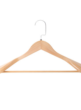 木质衣架防滑西服高级服装店木头