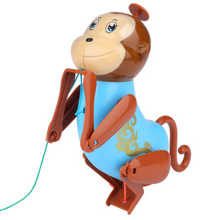 会爬绳小猴子玩具儿童宝宝创意拉绳趣味爬绳子的新奇好玩抖音网红