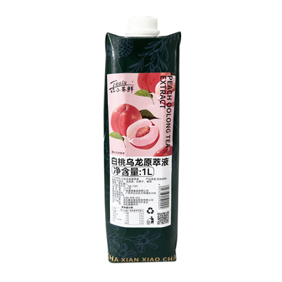 源西小茶鲜白桃乌龙原萃液商用